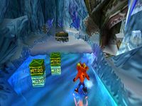 une photo d'Ã©cran de Crash Bandicoot 2 sur Sony Playstation